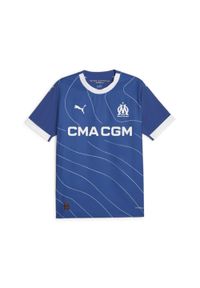 Puma - Męska koszulka wyjazdowa Olympique de Marseille 23/24 PUMA. Kolor: niebieski