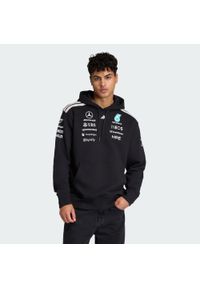 Adidas - Bluza z kapturem MERCEDES-AMG PETRONAS FORMULA 1 TEAM DRIVER. Typ kołnierza: kaptur. Kolor: czarny. Wzór: aplikacja. Sport: fitness #1