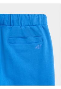 4f - 4F Spodnie dresowe 4FAW23TTROM453 Niebieski Regular Fit. Kolor: niebieski. Materiał: bawełna #5