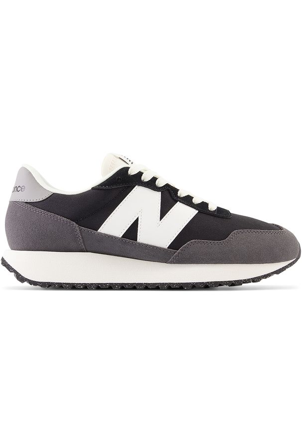 Buty damskie New Balance WS237DB1 – czarne. Kolor: czarny. Materiał: dresówka, skóra, zamsz, syntetyk, guma, materiał. Szerokość cholewki: normalna