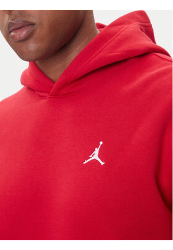 Nike Bluza FV7281 687 Czerwony Regular Fit. Kolor: czerwony. Materiał: bawełna