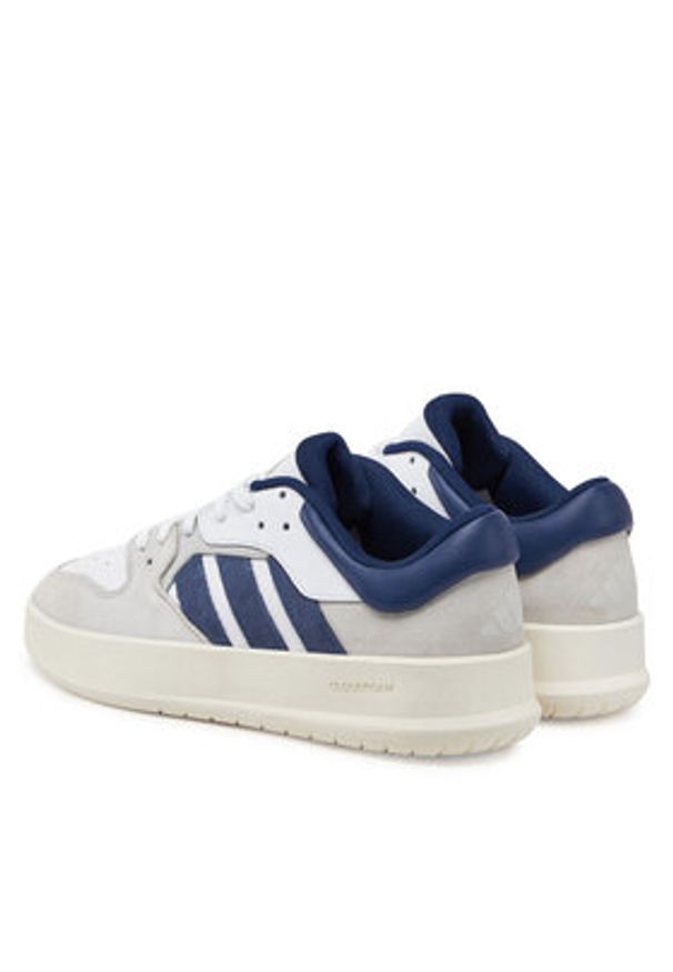 Adidas - adidas Sneakersy Court 24 JP5373 Biały. Kolor: biały. Materiał: zamsz, skóra