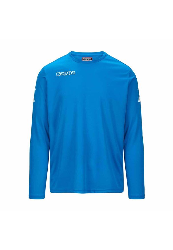 Koszulka de gardie nenfa nt Kappa. Kolor: niebieski. Długość rękawa: długi rękaw. Długość: długie. Sport: piłka nożna, fitness