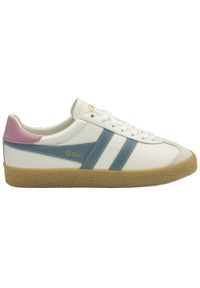 Damskie skórzane buty sportowe Gola Medallist Leather. Kolor: biały. Materiał: skóra #1