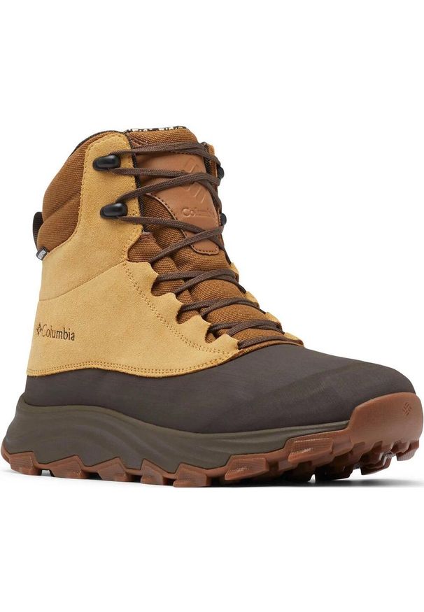 columbia - Buty Śniegowce Męskie Columbia Expeditionist Shield Waterproof. Kolor: beżowy, brązowy