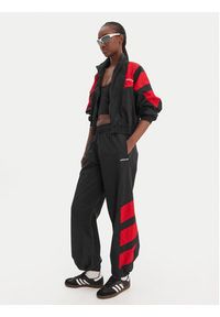 Adidas - adidas Spodnie dresowe Blocked Washed KE5037 Szary Loose Fit. Kolor: szary. Materiał: syntetyk #2