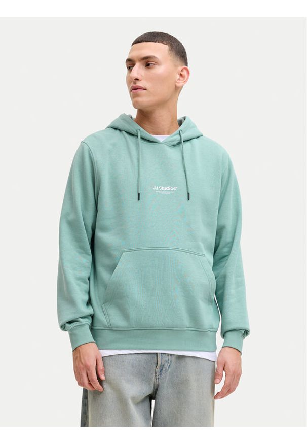 Jack & Jones Bluza Soho 12278789 Zielony Relaxed Fit. Kolor: zielony. Materiał: bawełna