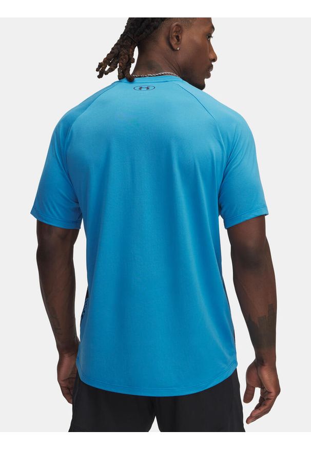 Koszulka treningowa męska Under Armour Tech Fade. Kolor: niebieski. Sport: fitness