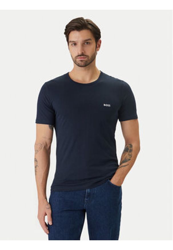 BOSS Komplet t-shirtów 50532470 Kolorowy Regular Fit. Materiał: bawełna. Wzór: kolorowy