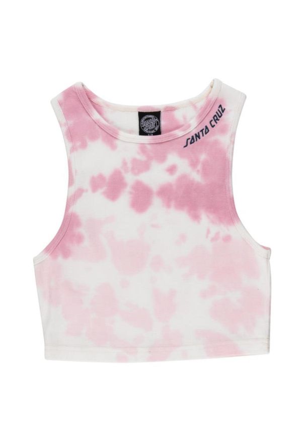SANTA CRUZ - Podkoszulek Santa Cruz Strip tank vest różowy dip dye. Kolor: różowy. Sport: skateboard