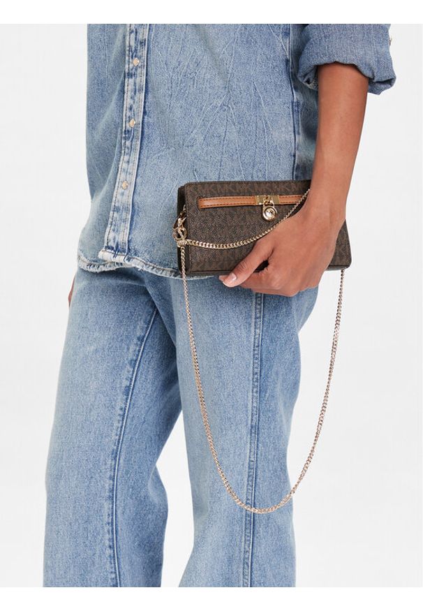 MICHAEL Michael Kors Torebka 32F5GNXC0B Brązowy. Kolor: brązowy. Materiał: skórzane