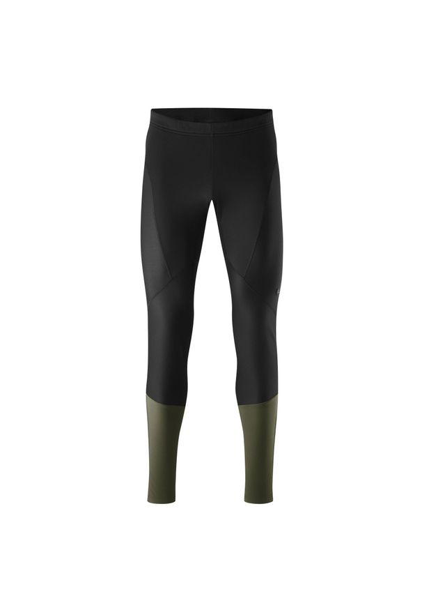 GONSO - Legginsy Gonso Essentials Softshell No Pad. Kolor: zielony. Materiał: softshell. Sport: kolarstwo
