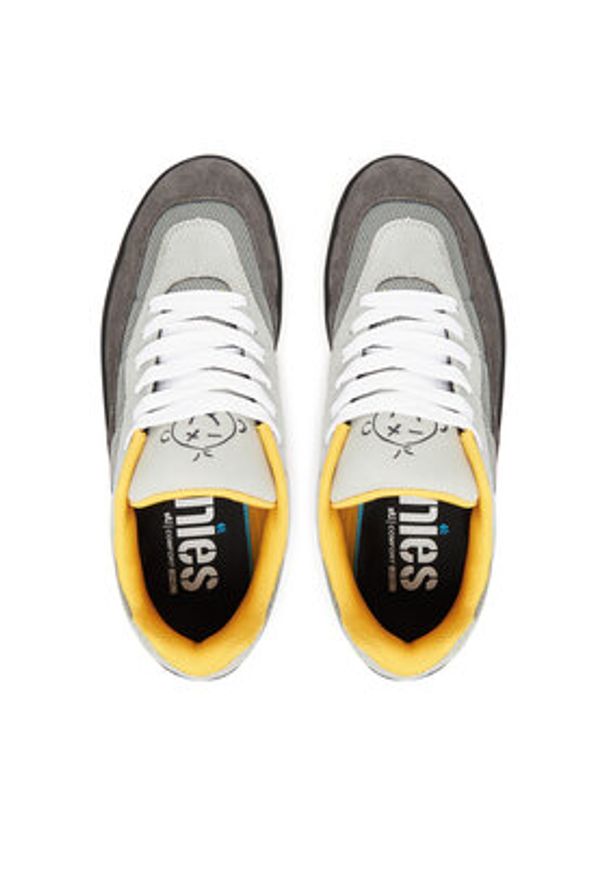 Etnies Sneakersy Snake 4101000581 Szary. Kolor: szary. Materiał: skóra, zamsz