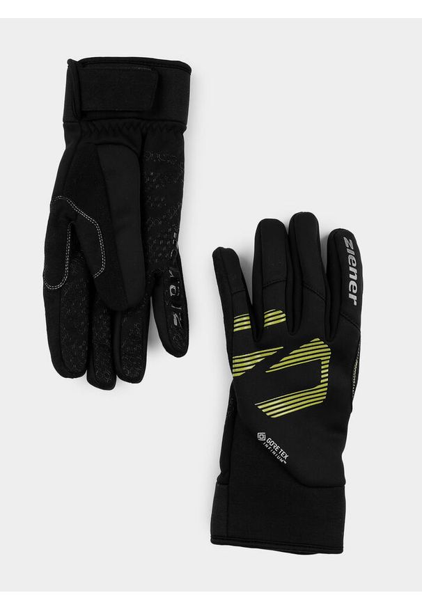 Rękawice softshellowe Ziener Ilko GTX INF. Kolor: czarny. Sezon: zima. Sport: narciarstwo