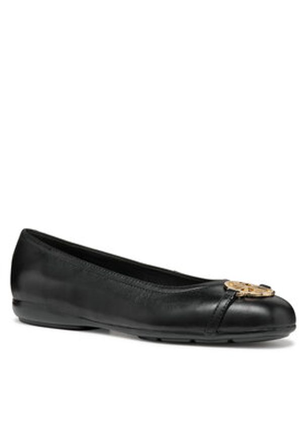 Geox Baleriny D Annytah D557NB 00085 C9999 Czarny. Kolor: czarny. Materiał: skóra