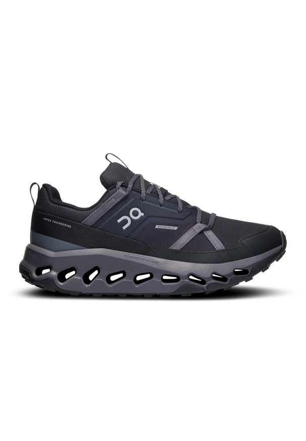 On - Sneakersy damskie ON CloudhorizON Waterproof Black | Eclipse. Okazja: na co dzień, do pracy, na spacer. Kolor: czarny. Sport: turystyka piesza