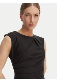 Rinascimento Sukienka koktajlowa CFC0127683003 Czarny Slim Fit. Kolor: czarny. Materiał: syntetyk. Styl: wizytowy #4