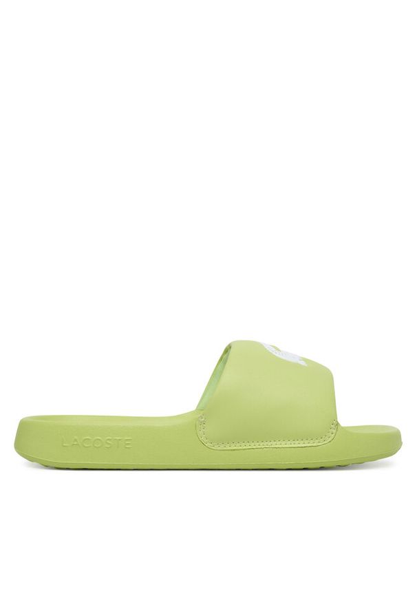 Klapki Lacoste. Kolor: zielony