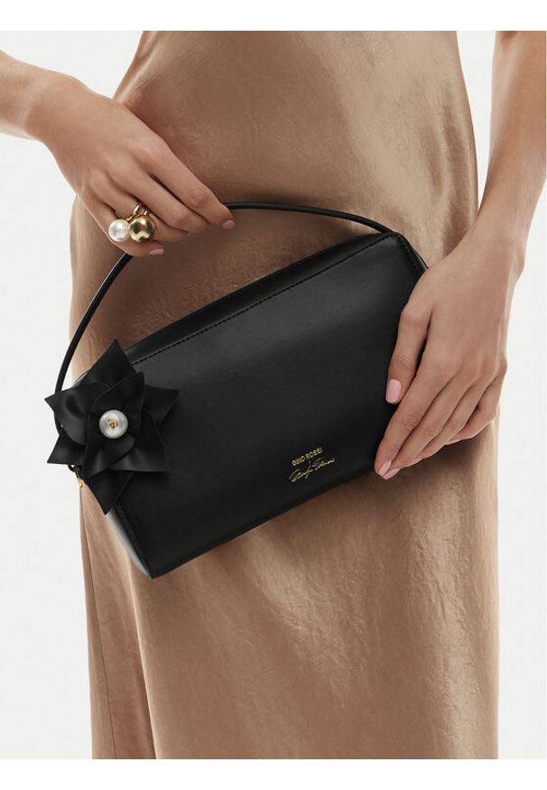Gino Rossi - GINO ROSSI Torebka EO-ROSE-LA224-19650 Czarny. Kolor: czarny. Materiał: skórzane