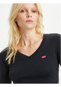 Levi's® T-Shirt Baby Tee A48910000 Czarny Slim Fit. Kolor: czarny. Materiał: bawełna #2