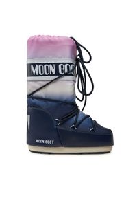 Moon Boot Śniegowce Mb Icon Moonrise 80D1402920 Granatowy. Kolor: niebieski. Materiał: materiał #1