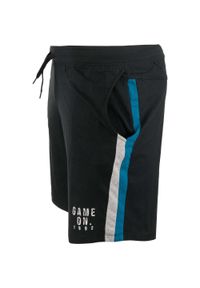 ZFOAM - Spodenki męskie ATH-DPT Iorio – 100% bawełna. Kolor: szary, niebieski, wielokolorowy, czarny. Materiał: bawełna. Sport: fitness #1