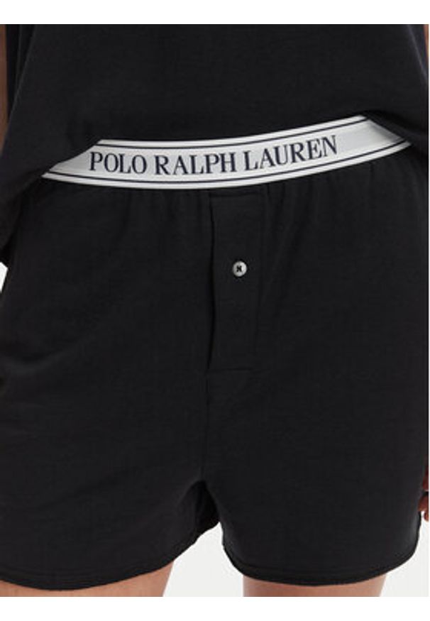 Polo Ralph Lauren Piżama 4P8029 Czarny Regular Fit. Kolor: czarny. Materiał: bawełna
