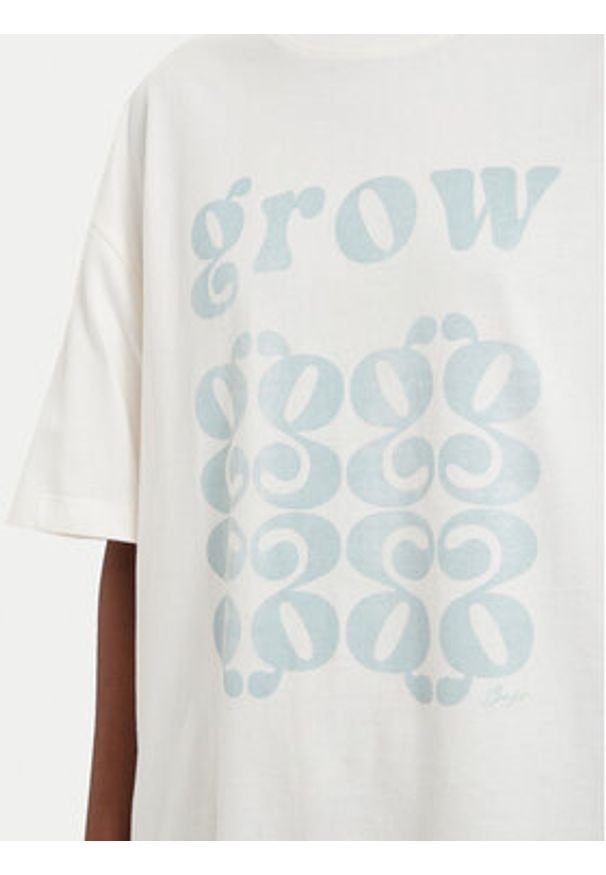 BOSS T-Shirt Eboys 50566831 Kremowy Relaxed Fit. Kolor: kremowy. Materiał: bawełna