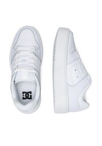DC Shoes Sneakersy MANTECA 4 PLATFORM ADJS100156-WW0 Biały. Kolor: biały. Materiał: skóra. Obcas: na platformie #5