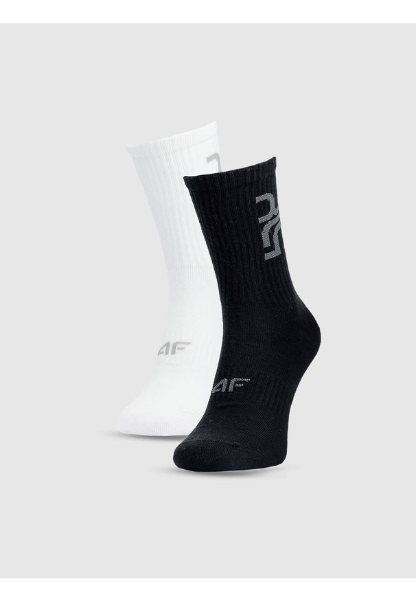 4f - 4F Skarpety casual za kostkę (2-pack) męskie 4F x Robert Lewandowski - multikolor 39-42. Kolor: wielokolorowy. Materiał: bawełna, włókno, materiał, poliamid