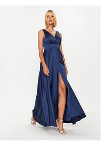 Rinascimento Sukienka wieczorowa CFC0115202003 Granatowy Regular Fit. Kolor: niebieski. Materiał: syntetyk. Styl: wizytowy #3