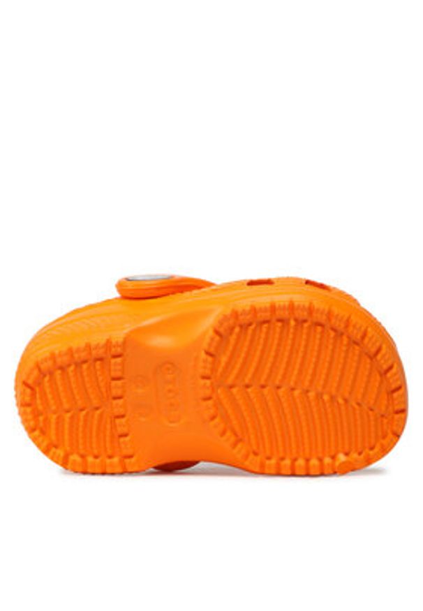 Crocs Klapki Classic Clog T 206990 Pomarańczowy. Kolor: pomarańczowy