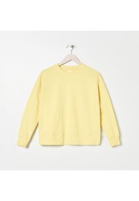 Sinsay - Bluza basic - Żółty. Kolor: żółty #1