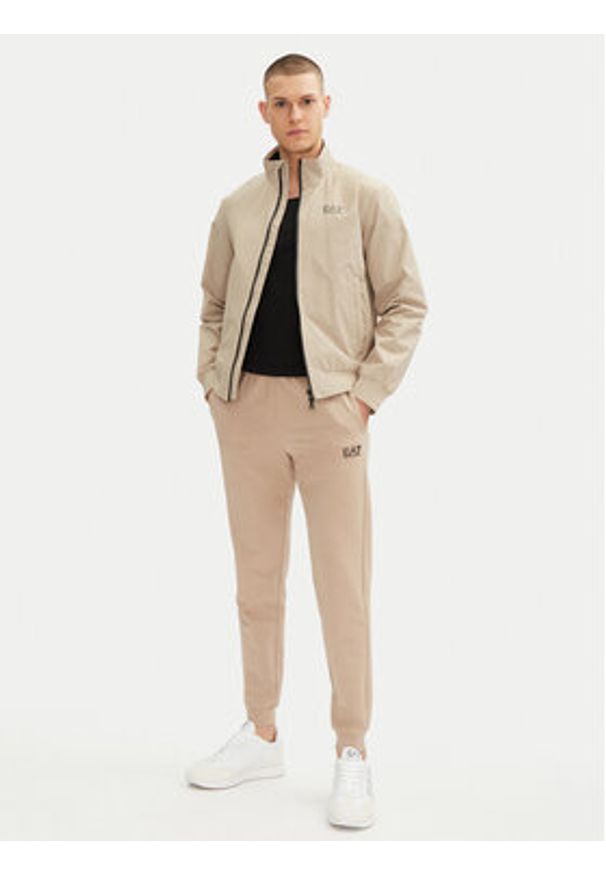 EA7 Emporio Armani Kurtka przejściowa 7M000424 AF13569 U6155 Beżowy Regular Fit. Kolor: beżowy. Materiał: syntetyk