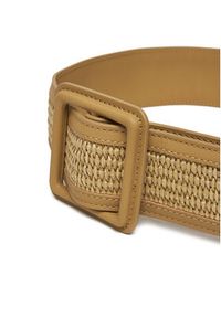 Weekend Max Mara Pasek Damski 2515501015650 Beżowy. Kolor: beżowy. Materiał: bawełna, materiał #3