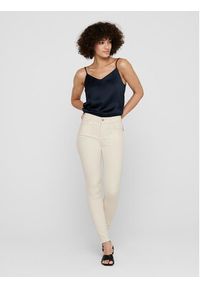 only - ONLY Jeansy 15218655 Écru Skinny Fit #4