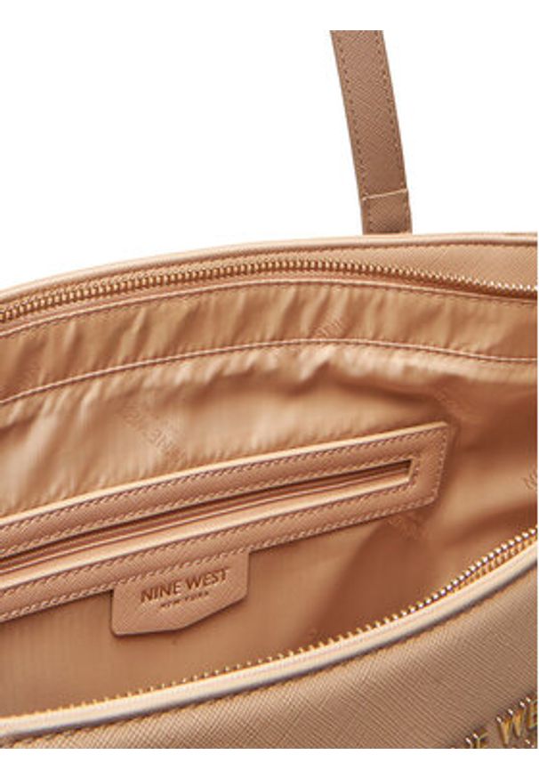 Nine West Torebka CEO-Midtown Maven-LX9844 Beżowy. Kolor: beżowy