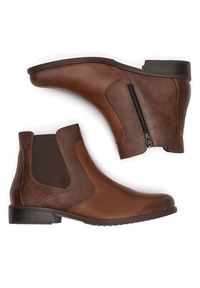 Remonte Botki D0F70-22 Brązowy. Kolor: brązowy. Materiał: skóra #3