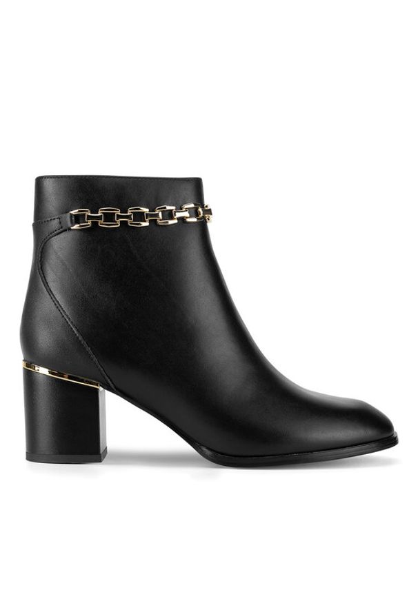 Sergio Bardi Botki WYL3211-14Z-SB Czarny. Kolor: czarny. Materiał: skóra