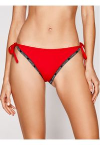 Calvin Klein Swimwear Dół od bikini KW0KW01326 Czerwony. Kolor: czerwony #1