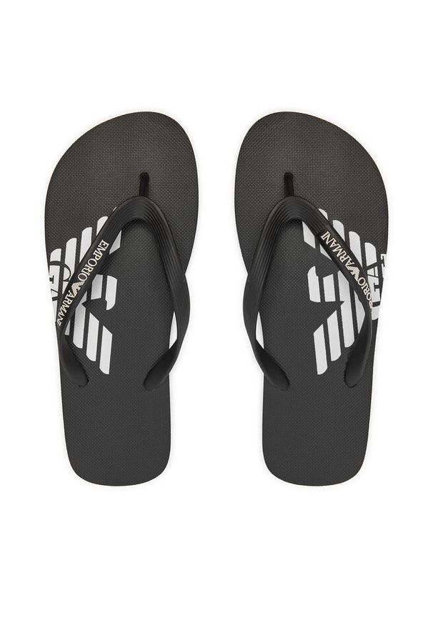 Japonki Emporio Armani. Kolor: czarny