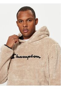 Champion Bluza 220445 Beżowy Loose Fit. Kolor: beżowy. Materiał: bawełna, syntetyk