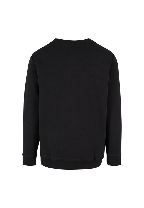 Urban Classics - Sweter Męski Crew Open Edge Oversized Jumper. Kolor: czarny