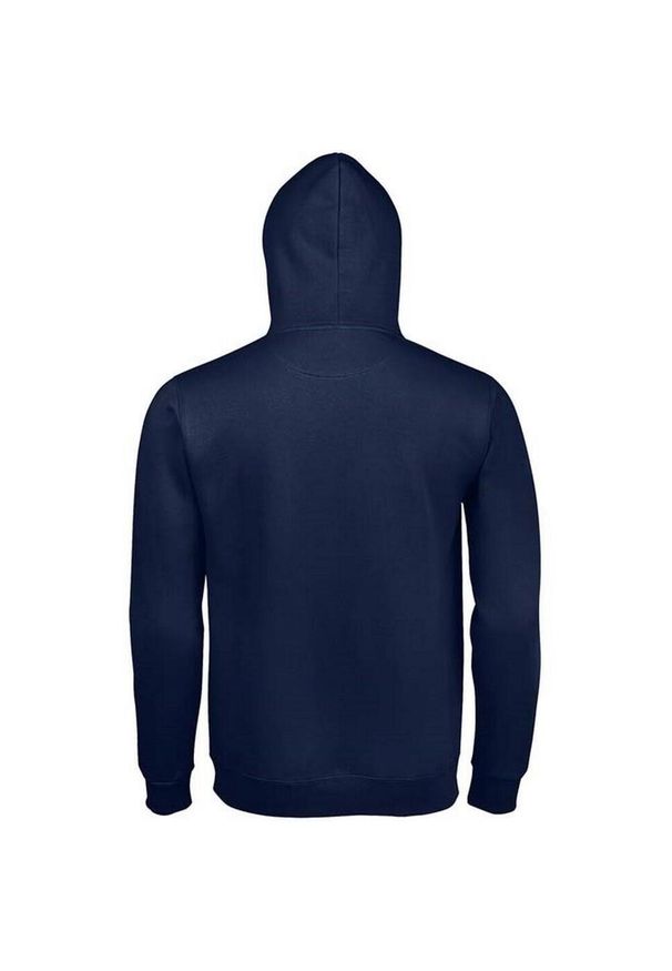 SOL'S - Męska Bluza Z Kapturem Spencer. Typ kołnierza: kaptur. Kolor: niebieski