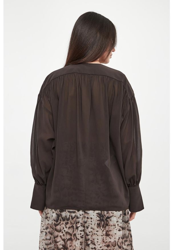 Pinko - Bluzka damska szyfonowa Asola PINKO. Materiał: szyfon
