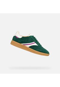 Femme Baskets Geox D MELEDA Vert Geox. Kolor: zielony, biały, wielokolorowy