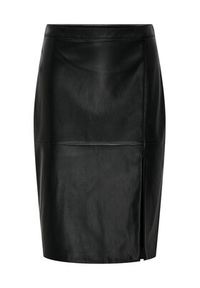 only - ONLY Spódnica z imitacji skóry Oline 15315998 Czarny Slim Fit. Kolor: czarny. Materiał: skóra #4