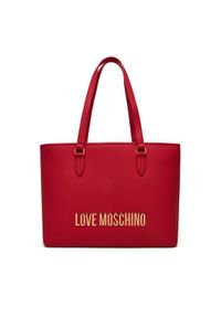 Love Moschino - LOVE MOSCHINO Torebka JC4190PP1LKD0500 Czerwony. Kolor: czerwony. Materiał: skórzane