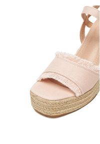 DeeZee Espadryle E0822-4A Różowy. Kolor: różowy. Materiał: materiał #4