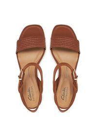 Clarks Sandały Jaylan Ray 26181661 Brązowy. Kolor: brązowy. Materiał: skóra #4
